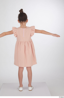  Doroteya casual dressed pink short dress standing t poses t-pose whole body 0005.jpg